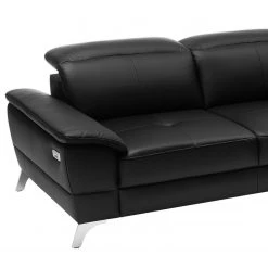 Loftscape Canapé d’angle Bussy - Cuir véritable - Cuir Poas: Noir - Méridienne longue à droite (vue de face) - Avec fonction couchage 21 Loftscape Canapé d’angle Bussy - Cuir véritable - Cuir Poas: Noir - Méridienne longue à droite (vue de face) - Avec fonction couchage -Canapés Soldes Magasin 1000266790 211018 111408000102 DETAILS P000000001000266790