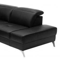 Loftscape Canapé d’angle Bussy - Cuir véritable - Cuir Poas: Noir - Méridienne longue à droite (vue de face) - Avec fonction couchage 22 Loftscape Canapé d’angle Bussy - Cuir véritable - Cuir Poas: Noir - Méridienne longue à droite (vue de face) - Avec fonction couchage -Canapés Soldes Magasin 1000266790 211018 111408000113 DETAILS P000000001000266790