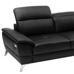 Loftscape Canapé d’angle Bussy - Cuir véritable - Cuir Poas: Noir - Méridienne longue à droite (vue de face) - Avec fonction couchage 23 Loftscape Canapé d’angle Bussy - Cuir véritable - Cuir Poas: Noir - Méridienne longue à droite (vue de face) - Avec fonction couchage -Canapés Soldes Magasin 1000266790 211018 111408000124 DETAILS P000000001000266790