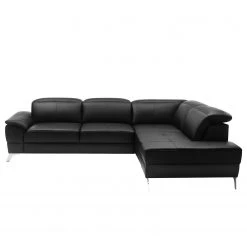Loftscape Canapé d’angle Bussy - Cuir véritable - Cuir Poas: Noir - Méridienne longue à droite (vue de face) - Avec fonction couchage 17 Loftscape Canapé d’angle Bussy - Cuir véritable - Cuir Poas: Noir - Méridienne longue à droite (vue de face) - Avec fonction couchage -Canapés Soldes Magasin 1000266790 211018 11140800058 DETAILS P000000001000266790