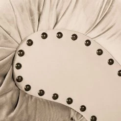 Ridgevalley Méridienne Dale - Velours Ravi: Créme - Accoudoir monté à gauche (vu de face) -Canapés Soldes Magasin 1000268693 210802 14463900490 DETAILS P000000001000268693