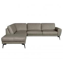 Loftscape Canapé d’angle Kerman - Cuir véritable - Cuir Nadra: Gris - Méridienne longue à gauche (vue de face) - Noir 11 Loftscape Canapé d’angle Kerman - Cuir véritable - Cuir Nadra: Gris - Méridienne longue à gauche (vue de face) - Noir -Canapés Soldes Magasin 1000274406 210721 14000800105 DETAILS P000000001000274406