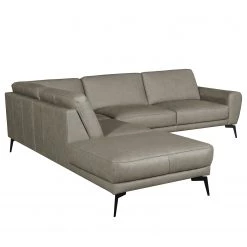 Loftscape Canapé d’angle Kerman - Cuir véritable - Cuir Nadra: Gris - Méridienne longue à gauche (vue de face) - Noir 12 Loftscape Canapé d’angle Kerman - Cuir véritable - Cuir Nadra: Gris - Méridienne longue à gauche (vue de face) - Noir -Canapés Soldes Magasin 1000274406 210721 14000900106 DETAILS P000000001000274406