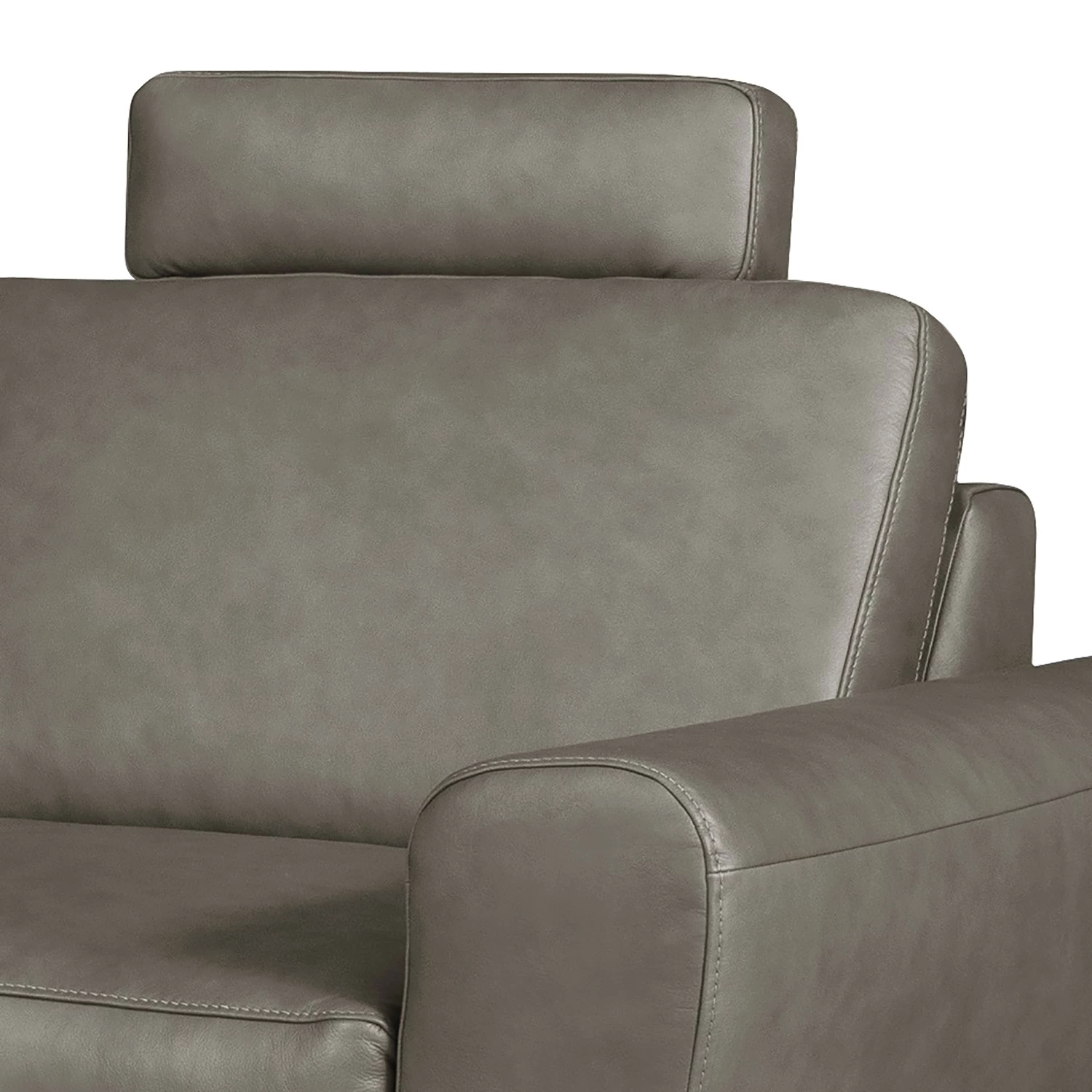 Loftscape Canapé d’angle Kerman - Cuir véritable - Cuir Nadra: Gris - Méridienne longue à gauche (vue de face) - Noir 6 Loftscape Canapé d’angle Kerman - Cuir véritable - Cuir Nadra: Gris - Méridienne longue à gauche (vue de face) - Noir – Image 6