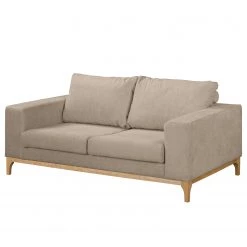 Ars Natura Canapé Darling (2 places) - Microfibre - Microfibre Tulia: Beige