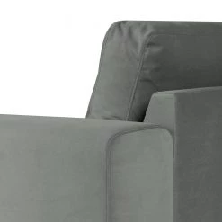 Fredriks Canapé panoramique Summer - Velours Vaia: Gris - Méridienne courte à droite / longue à gauche (vue de face) -Canapés Soldes Magasin 1000279791 210730 10324500639 DETAILS P000000001000279791