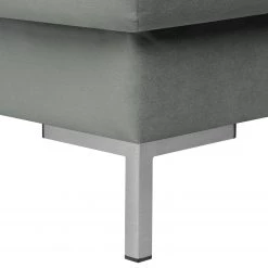 Fredriks Canapé panoramique Summer - Velours Vaia: Gris - Méridienne courte à droite / longue à gauche (vue de face) -Canapés Soldes Magasin 1000279791 210730 10324500641 DETAILS P000000001000279791