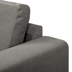 Fredriks Canapé panoramique Summer - Velours Vaia: Gris - Méridienne courte à droite / longue à gauche (vue de face) -Canapés Soldes Magasin 1000279791 211217 13142900689 DETAILS P000000001000279791