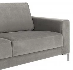 Fredriks Canapé panoramique Summer - Velours Vaia: Gris - Méridienne courte à droite / longue à gauche (vue de face) -Canapés Soldes Magasin 1000279791 211217 13143000733 DETAILS P000000001000279791