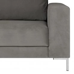 Fredriks Canapé panoramique Summer - Velours Vaia: Gris - Méridienne courte à droite / longue à gauche (vue de face) -Canapés Soldes Magasin 1000279791 211217 13143000755 DETAILS P000000001000279791