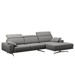 Ars manufacti Canapé d’angle Muna - tissu - Tissu Arda: Anthacite - Méridienne courte à droite (vue de face) -Canapés Soldes Magasin 1000283601 210902 05594200008 DETAILS P000000001000283601