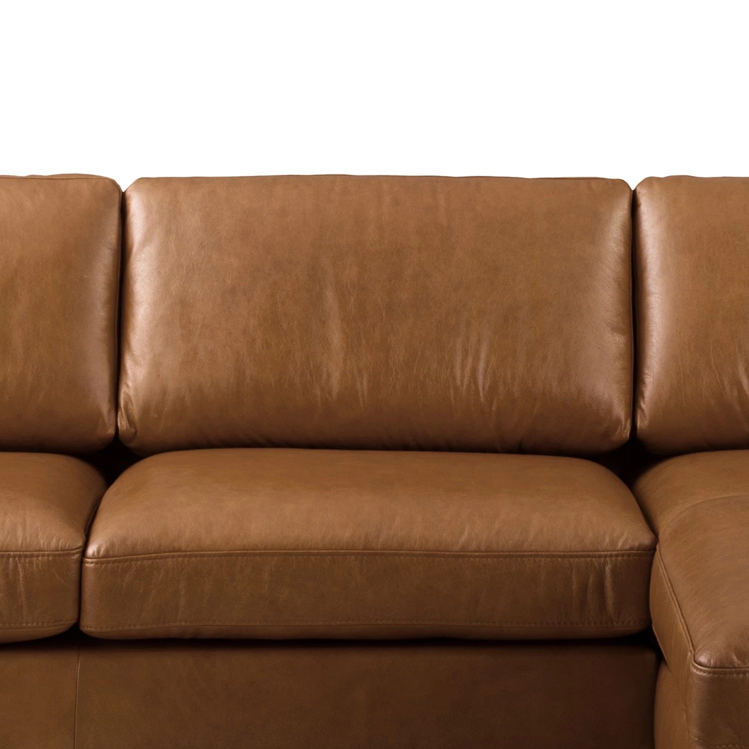 Ars manufacti Canapé d’angle Neuss - Cuir véritable - Cuir Cerys: Marron - Méridienne courte à droite (vue de face) 10 Ars manufacti Canapé d’angle Neuss - Cuir véritable - Cuir Cerys: Marron - Méridienne courte à droite (vue de face) – Image 10