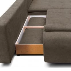 Loftscape Canapé d’angle Bright - Tissage à plat - Tissu Sole: Gris - Méridienne courte à droite (vue de face) -Canapés Soldes Magasin 1000284419 210810 14505200198 DETAILS P000000001000284419