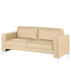 Fredriks Canapé Lampone (3 places) - Cuir véritable - Beige