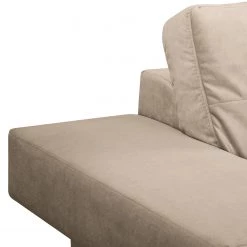 Loftscape Canapé d’angle Dert - Microfibre - Microfibre Jada: Taupe - Méridienne longue à droite (vue de face) -Canapés Soldes Magasin 1000287696 210930 133405000087 DETAILS P000000001000287696