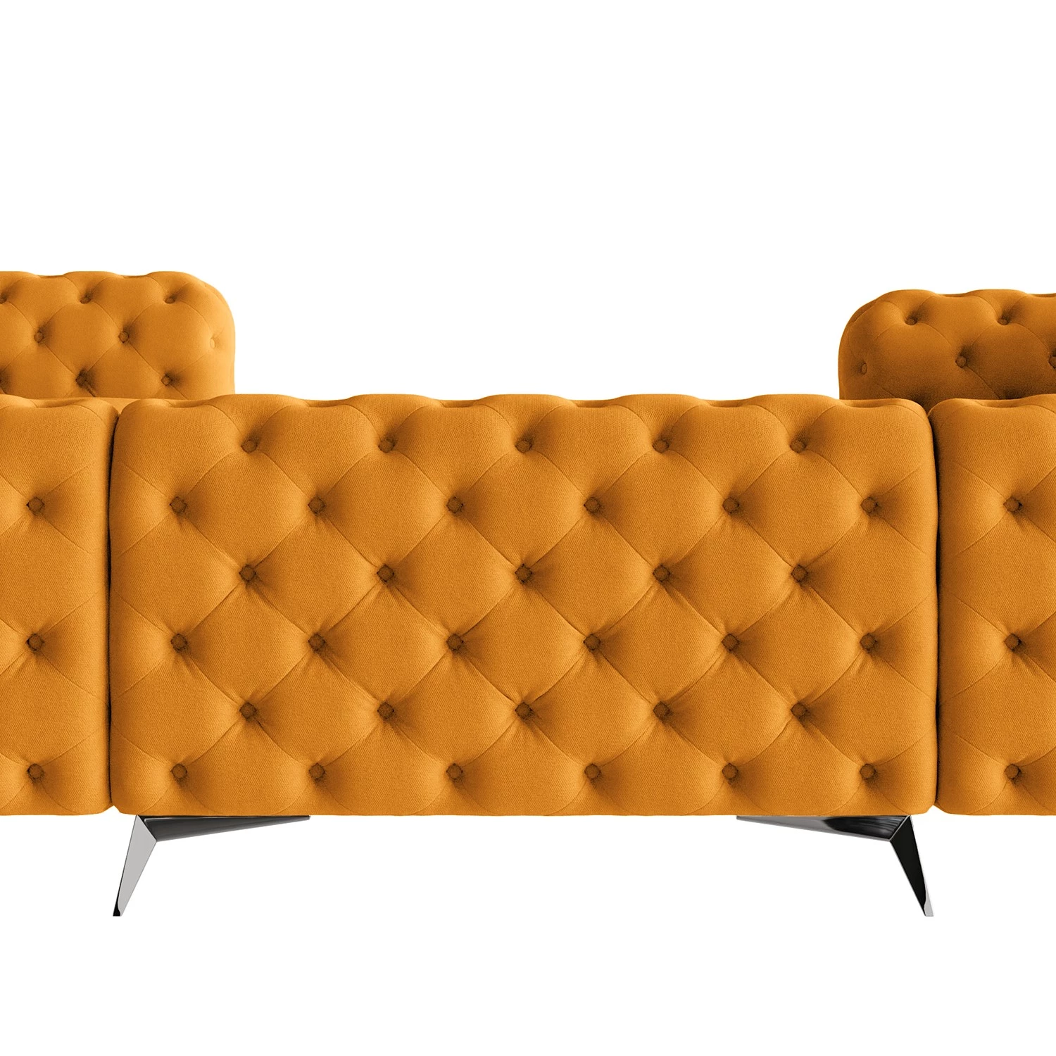 Jack & Alice Canapé panoramique Laviva I - Microfibre Enza: Safran - Alignement à gauche 10 Jack & Alice Canapé panoramique Laviva I - Microfibre Enza: Safran - Alignement à gauche – Image 10