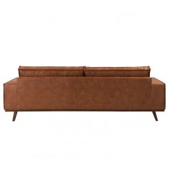 Fredriks Canapé Jurga (3 places) - Microfibre Yaka: Cognac -Canapés Soldes Magasin 1000291508 210927 13065400554 DETAILS P000000001000291508