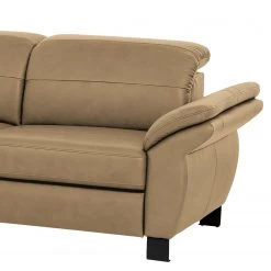 Loftscape Canapé d’angle Dunmore - Cuir véritable - Cuir Poas: Cappuccino - Méridienne longue à gauche (vue de face) - Sans fonction couchage -Canapés Soldes Magasin 1000296787 211018 10241501199 DETAILS P000000001000296787