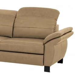 Loftscape Canapé d’angle Dunmore - Cuir véritable - Cuir Poas: Cappuccino - Méridienne longue à gauche (vue de face) - Sans fonction couchage -Canapés Soldes Magasin 1000296787 211018 10241501210 DETAILS P000000001000296787