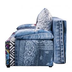 Mooved Canapé convertible Gabun - Tissage à plat - Bleu / Rouge - Sans Suspension -Canapés Soldes Magasin 1000296935 211018 10252002294 DETAILS P000000001000296935