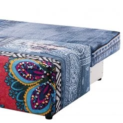 Mooved Canapé convertible Gabun - Tissage à plat - Bleu / Rouge - Sans Suspension -Canapés Soldes Magasin 1000296935 211018 10252102316 DETAILS P000000001000296935