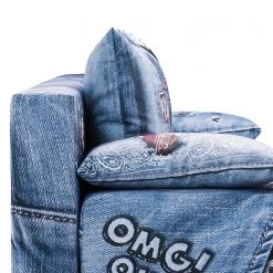 Mooved Canapé convertible Gabun - Tissage à plat - Bleu / Rouge - Sans Suspension -Canapés Soldes Magasin 1000296935 211018 10252102338 DETAILS P000000001000296935