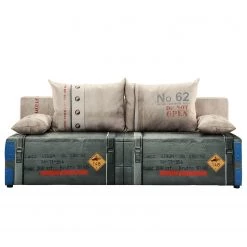 Mooved Canapé convertible Gabun - Tissage à plat - Blanc gris - Suspension à ressorts ondulés -Canapés Soldes Magasin 1000296948 211018 10252702388 DETAILS P000000001000296948