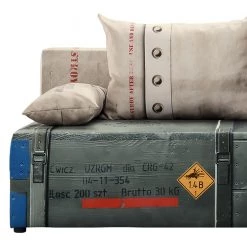 Mooved Canapé convertible Gabun - Tissage à plat - Blanc gris - Suspension à ressorts ondulés -Canapés Soldes Magasin 1000296948 211018 10252702443 DETAILS P000000001000296948