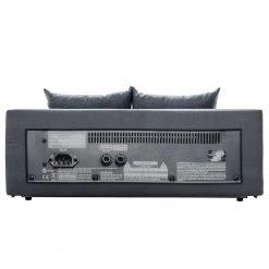 Mooved Canapé convertible Gabun - Tissage à plat - Bleu / Argenté - Suspension à ressorts ondulés -Canapés Soldes Magasin 1000296971 211018 10254002632 DETAILS P000000001000296971