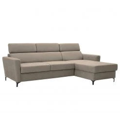 Fredriks Canapé d’angle Landaff I - Tissu - Tissu Sioma: Marron - Méridienne courte à droite (vue de face) - Sans fonction couchage - Avec repose-pieds -Canapés Soldes Magasin 1000296989 211018 10254902768 DETAILS P000000001000296989