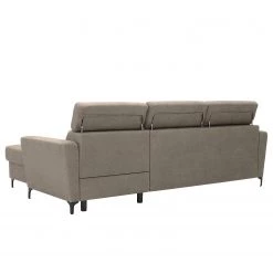 Fredriks Canapé d’angle Landaff I - Tissu - Tissu Sioma: Marron - Méridienne courte à droite (vue de face) - Sans fonction couchage - Avec repose-pieds -Canapés Soldes Magasin 1000296989 211018 10254902790 DETAILS P000000001000296989