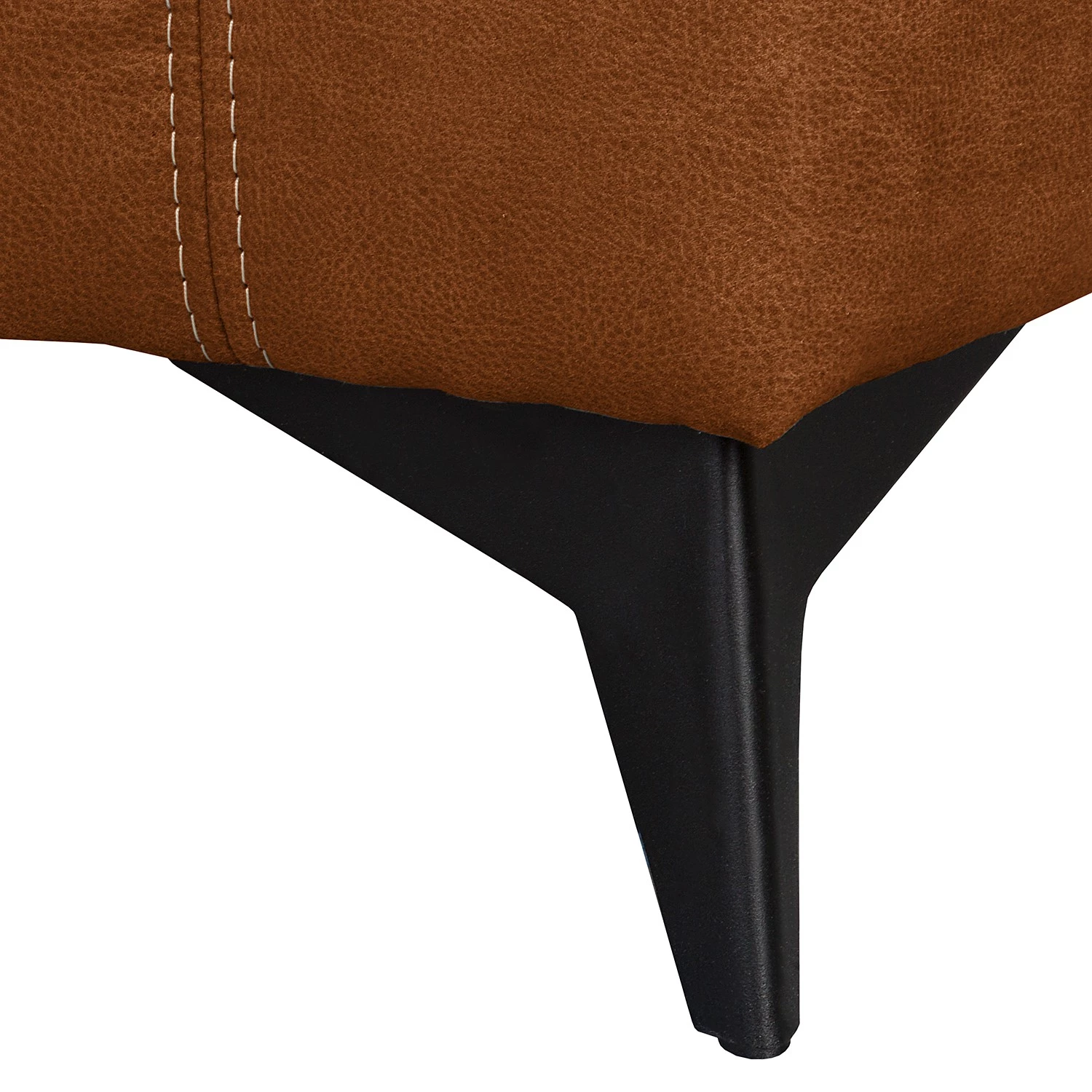 Loftscape Canapé d’angle Gatsby - Aspect cuir vieilli - Microfibre Zaira: Cognac - Méridienne courte à gauche (vue de face) 13 Loftscape Canapé d’angle Gatsby - Aspect cuir vieilli - Microfibre Zaira: Cognac - Méridienne courte à gauche (vue de face) – Image 13