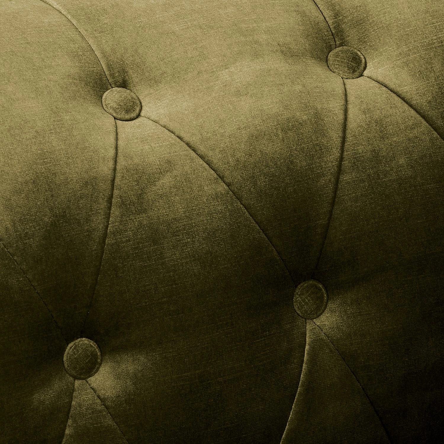 Red Living Canapé Lovis (3 places) - Velours Tomi: Vert vieilli 8 Red Living Canapé Lovis (3 places) - Velours Tomi: Vert vieilli – Image 8