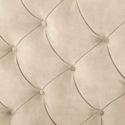 Red Living Canapé d’angle Grotta - Velours Tomi: Créme - Isocèles - Sans fonction couchage -Canapés Soldes Magasin 1000299054 211214 18030101686 DETAILS P000000001000299054