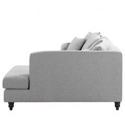 Red Living Canapé d’angle Lovis - Tissu Jazy: Gris clair - Méridienne longue à droite (vue de face) -Canapés Soldes Magasin 1000299088 211214 18031701700 DETAILS P000000001000299088