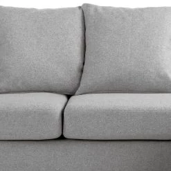 Red Living Canapé d’angle Lovis - Tissu Jazy: Gris clair - Méridienne longue à droite (vue de face) -Canapés Soldes Magasin 1000299088 211214 18031801755 DETAILS P000000001000299088