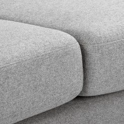 Red Living Canapé d’angle Lovis - Tissu Jazy: Gris clair - Méridienne longue à droite (vue de face) -Canapés Soldes Magasin 1000299088 211214 18031801821 DETAILS P000000001000299088