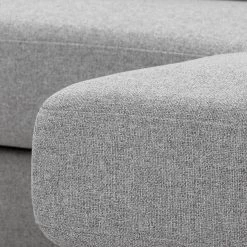 Red Living Canapé d’angle Lovis - Tissu Jazy: Gris clair - Méridienne longue à droite (vue de face) -Canapés Soldes Magasin 1000299088 211214 18031901865 DETAILS P000000001000299088