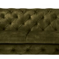 Canapé d’angle Merlin II - Velours Tomi: Vert vieilli - Méridienne courte à droite (vue de face) -Canapés Soldes Magasin 1000299146 211214 18050902698 DETAILS P000000001000299146