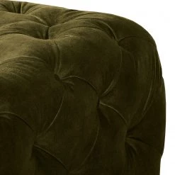 Canapé d’angle Merlin II - Velours Tomi: Vert vieilli - Méridienne courte à droite (vue de face) -Canapés Soldes Magasin 1000299146 211214 18050902720 DETAILS P000000001000299146