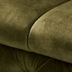 Canapé d’angle Merlin II - Velours Tomi: Vert vieilli - Méridienne courte à droite (vue de face) -Canapés Soldes Magasin 1000299146 211214 18050902808 DETAILS P000000001000299146