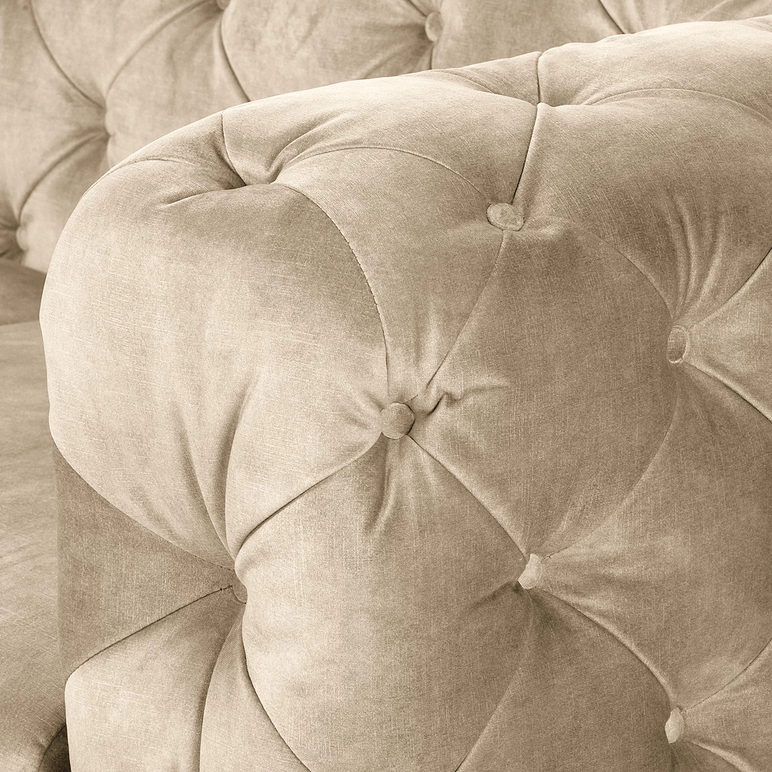 Red Living Canapé d’angle Merlin I - Velours Tomi: Créme - Isocèles 10 Red Living Canapé d’angle Merlin I - Velours Tomi: Créme - Isocèles – Image 10