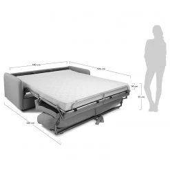 Loftscape Canapé convertible Jobo - Chenille - Tissu Chenille Chaja: Gris foncé - Largeur : 182 cm 13 Loftscape Canapé convertible Jobo - Chenille - Tissu Chenille Chaja: Gris foncé - Largeur : 182 cm -Canapés Soldes Magasin 1000300330 211229 150210000523 SKETCH DETAILS P000000001000300330 sketch