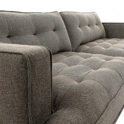 Loftscape Canapé Kastel (2 places) - Tissu Chenille Pura: Gris -Canapés Soldes Magasin 1000300356 211229 150210000117 DETAILS P000000001000300356