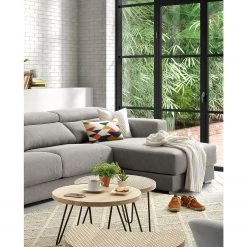 Loftscape Canapé d’angle Karrum - Chenille - Tissu Chenille Chaja: Gris clair - Méridienne longue à droite (vue de face) 14 Loftscape Canapé d’angle Karrum - Chenille - Tissu Chenille Chaja: Gris clair - Méridienne longue à droite (vue de face) -Canapés Soldes Magasin 1000300363 211229 15021400188 DETAILS P000000001000300363