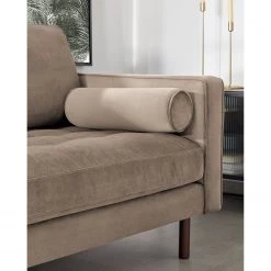 Loftscape Canapé Lazac (2 places) - Velours Juin: Taupe -Canapés Soldes Magasin 1000300373 211229 15022400268 MOOD DETAILS P000000001000300373 mood