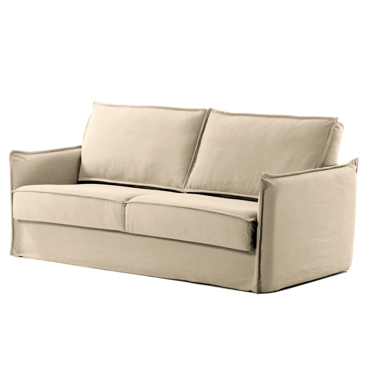 Loftscape Canapé convertible Gunn - Lin - Lin Blina: Taupe - Largeur : 202 cm 1 Loftscape Canapé convertible Gunn - Lin - Lin Blina: Taupe - Largeur : 202 cm