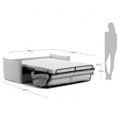 Loftscape Canapé convertible Gunn - Lin - Lin Blina: Taupe - Largeur : 202 cm 29 Loftscape Canapé convertible Gunn - Lin - Lin Blina: Taupe - Largeur : 202 cm -Canapés Soldes Magasin 1000300376 211229 15022700793 SKETCH DETAILS P000000001000300376 sketch