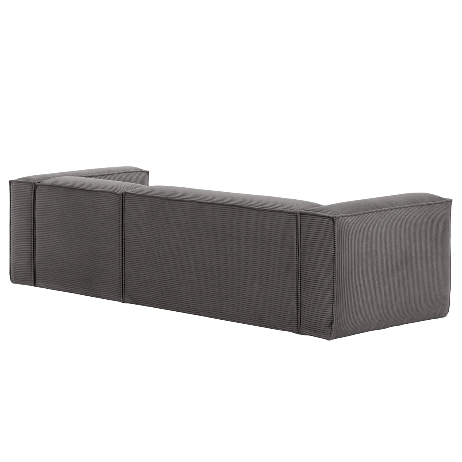 Loftscape Canapé d’angle Opre - Velours côtelé Lole: Gris clair - Méridienne courte à droite (vue de face) 7 Loftscape Canapé d’angle Opre - Velours côtelé Lole: Gris clair - Méridienne courte à droite (vue de face) – Image 7