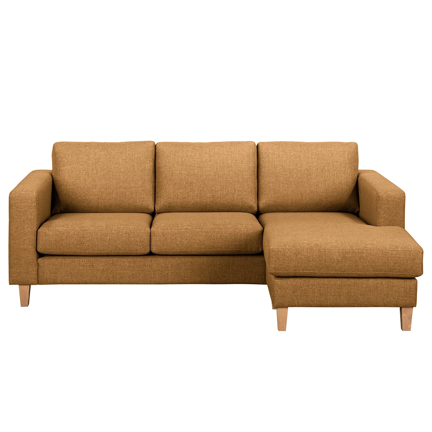 Norrwood Canapé d’angle 2 places MAISON - Velours - Tissu Lark: Jaune moutarde - Méridienne courte à droite (vue de face) 2 Norrwood Canapé d’angle 2 places MAISON - Velours - Tissu Lark: Jaune moutarde - Méridienne courte à droite (vue de face) – Image 2